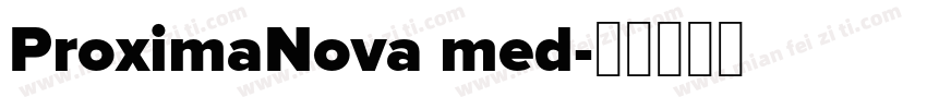 ProximaNova med字体转换